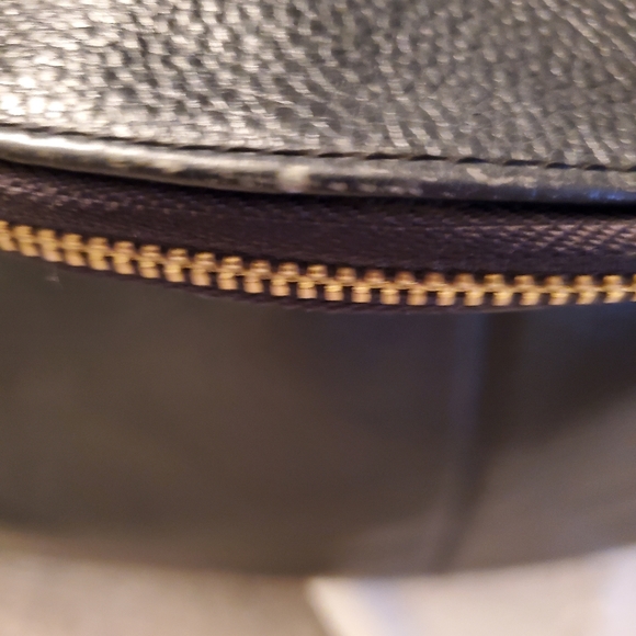 Onna Ehrlich Genuine Pebbled Soft Leather Purse Bag Hobo Soft Extra Large Tassel - Picture 10 of 11